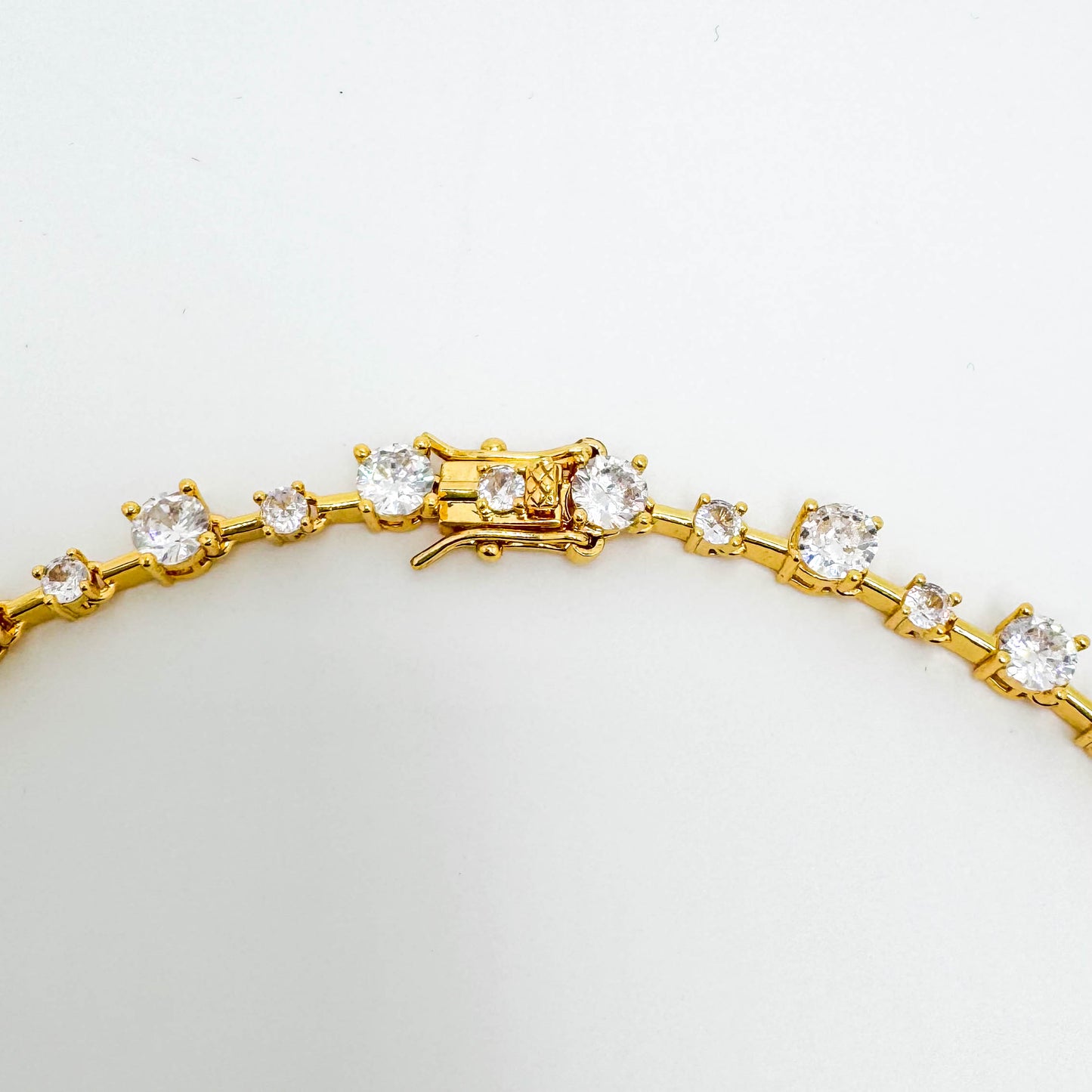 RIVIERA GOLD CHOKER NECKLACE 45CM