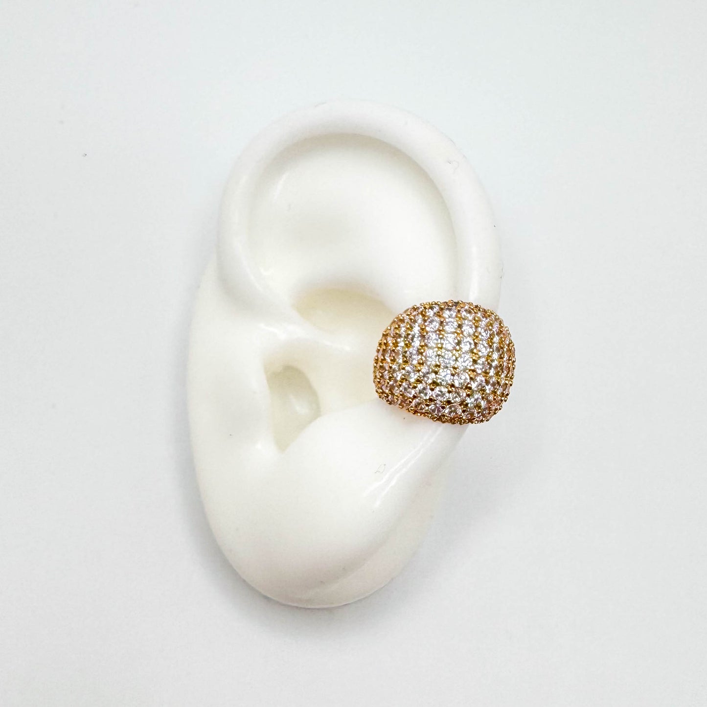 ADJUSTABLE PIERCING GOLD ZIRCONIA JULIA